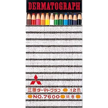 鉛筆 三菱鉛筆 【取寄】色鉛筆 ポリカラー 7500 K750024 黒 1箱12本
